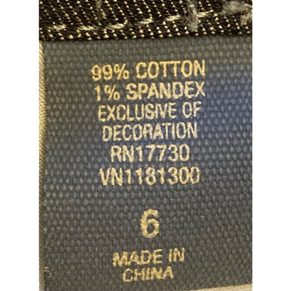 Converse Denim Skirt, One Star, size 6 - Picture 4 of 5